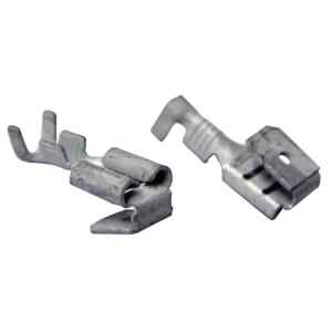 Tracon CSE Szigeteletlen rátolható csatlakozó csap+hüvely,ónozott réz 6,3×0,8mm,1-2,5mm²