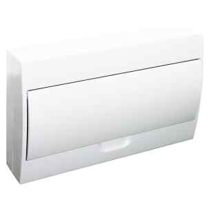 Tracon EDFKN-18/1 Falon kívüli elosztódoboz,fehér ajtóval,N/PE sínnel 1×18 modul,IP40