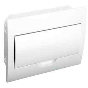 Tracon EDSN-12/1 Süllyesztett elosztódoboz,fehér ajtóval,N/PE sínnel 1×12 modul,IP40