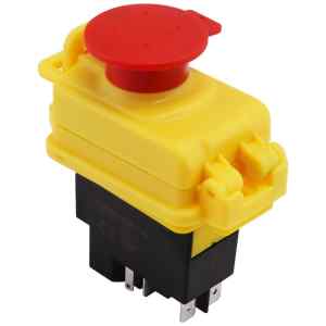Tracon SSTM-015 Relés biztonsági kapcsoló,gombafejű reteszeléssel,5PIN,230 VAC,12A/AC3,IP54,6,3×0,8