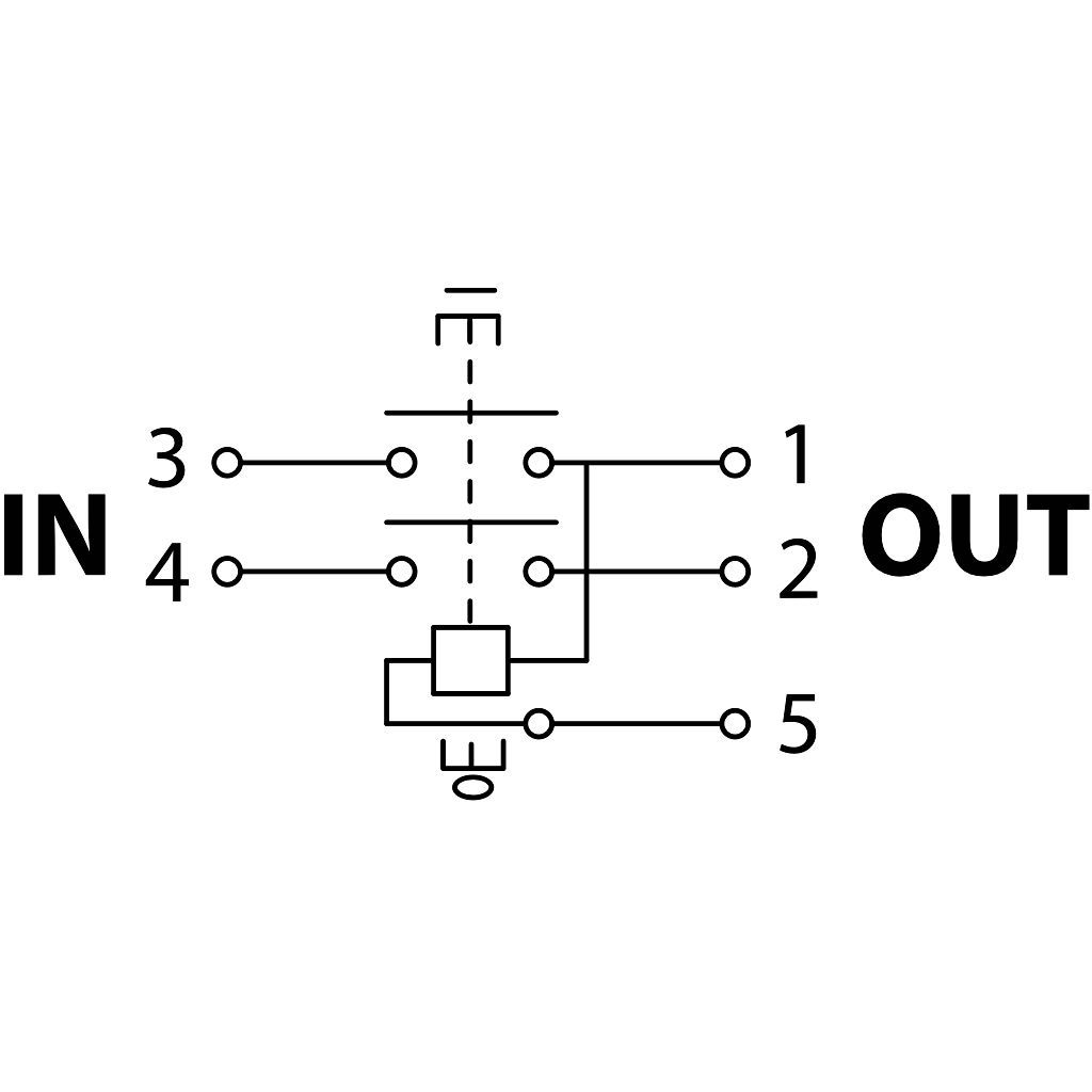 Tracon SSTM-015 Relés biztonsági kapcsoló,gombafejű reteszeléssel,5PIN,230 VAC,12A/AC3,IP54,6,3×0,8 - Image 2