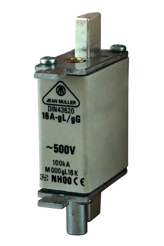 Tracon NK00C-100 Kiütőszeges késes biztosító Un=500V AC,100A,00C,100kA/500VAC,gG