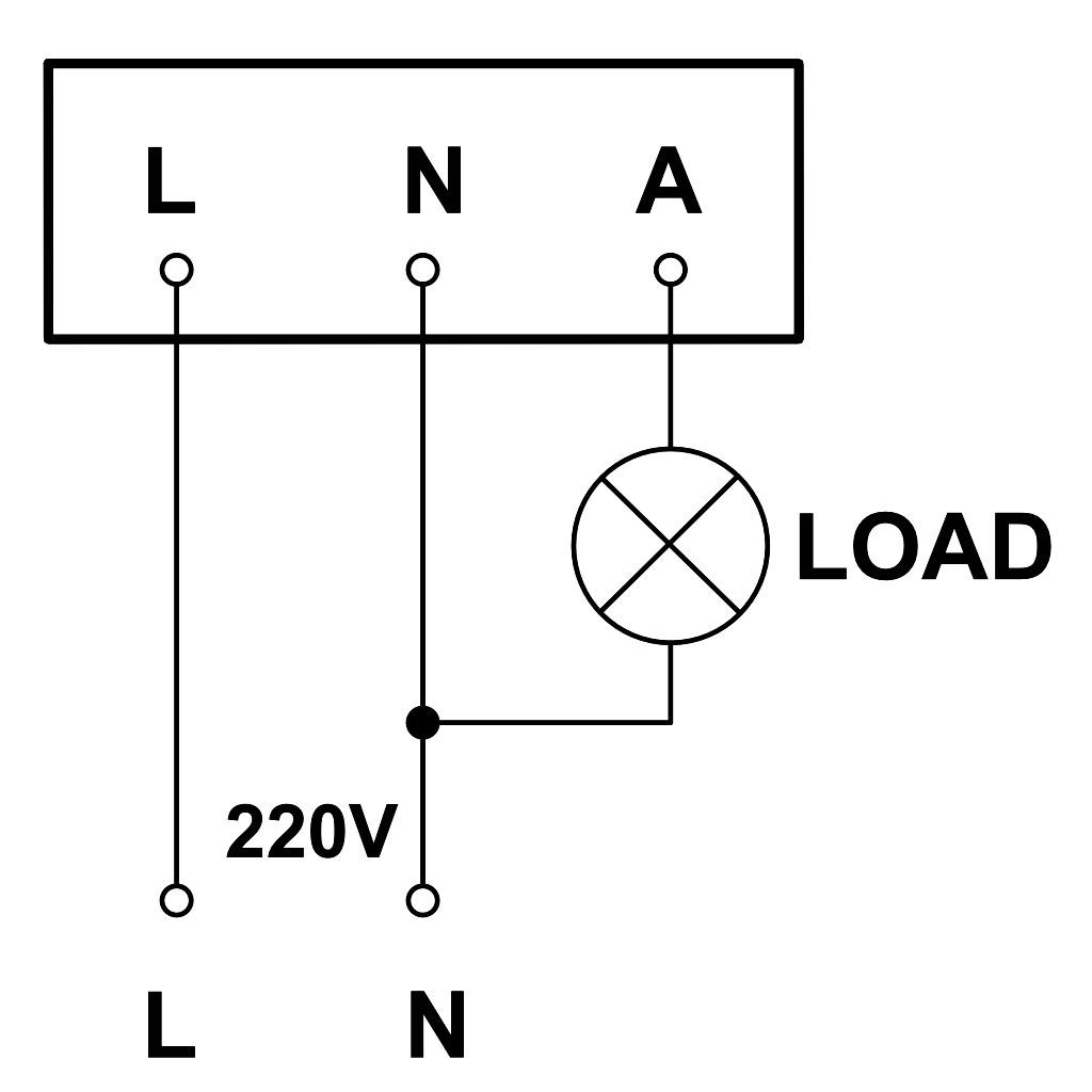 Tracon ALK-OUT Alkonyatkapcsoló 10A/230V,50Hz,5-50lux,IP44 - Image 2