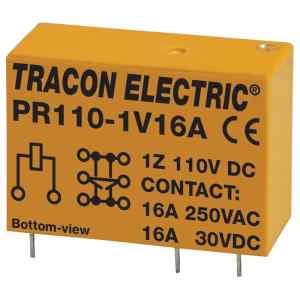 Tracon PR110-1V16A Print relé 110V DC / 1×CO