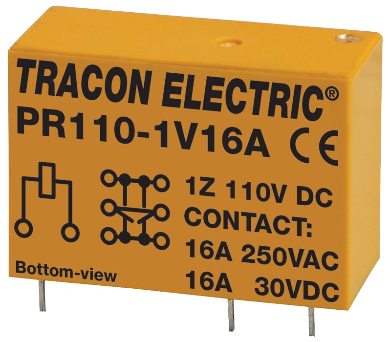 Tracon PR110-1V16A Print relé 110V DC / 1×CO