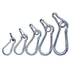 Tracon RKARA10 Karabiner,rugós,acél d=10mm,2100N