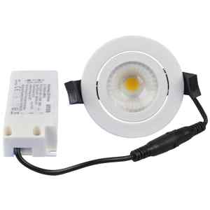 Tracon DLCOBD13W Kör alakú LED mélysugárzó,forgatható 230 V,50Hz,13W,4000K,1210lm,60°,IP65,EEI=F