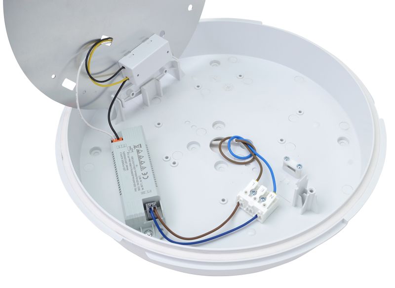 Tracon ADAM12W Falon kívüli védett LED világítótest,áll. színhőmérséklet 230 VAC,12 W,1200 lm,3000/4000/6500 K,IP54,EEI=E - Image 3