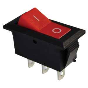 Tracon TES-22 Készülékkapcsoló,váltó,piros 16A,250V AC