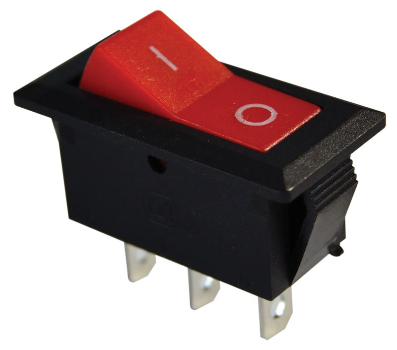 Tracon TES-22 Készülékkapcsoló,váltó,piros 16A,250V AC