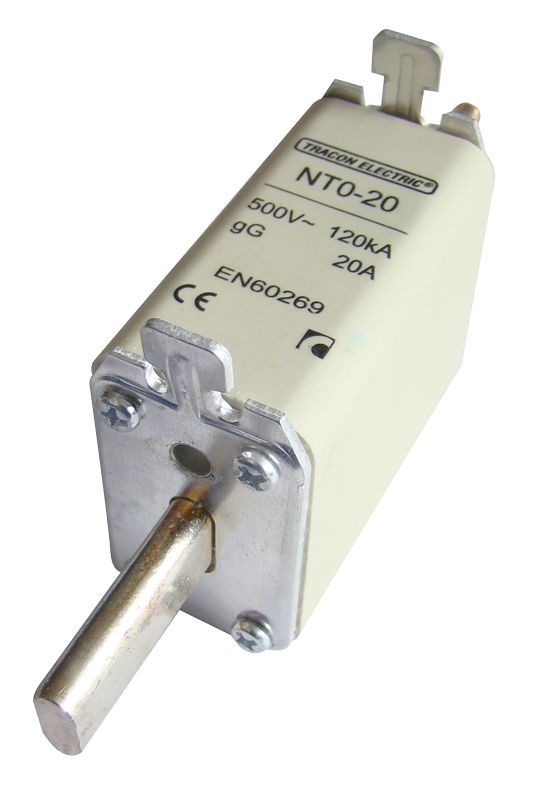 Tracon NT0-32 Késes biztosító Un=500V AC,32A,0,120kA/500VAC,gG