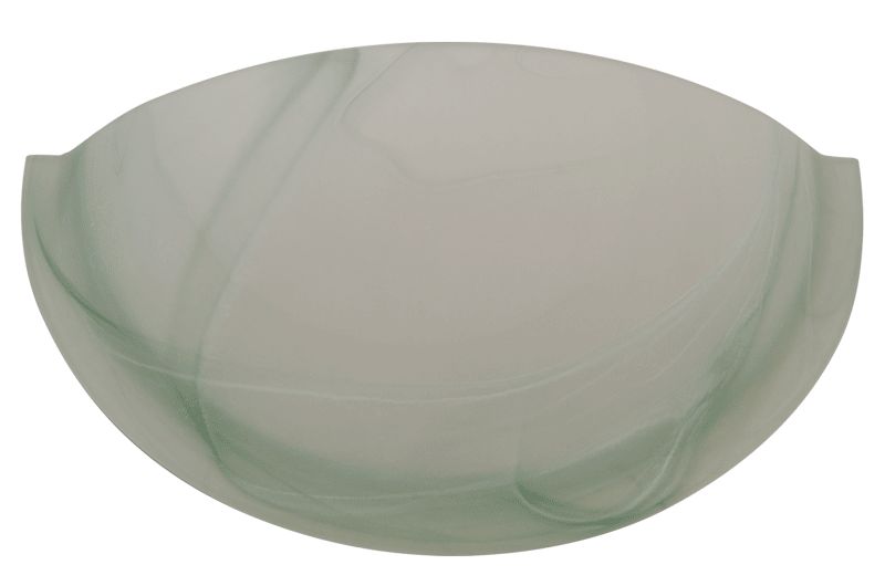TRACON UFO-F-Z Üveg oldalfali fél UFO lámpatest, zöld 230V, 50Hz, E27, max.1×60W, D=300 mm - Image 2