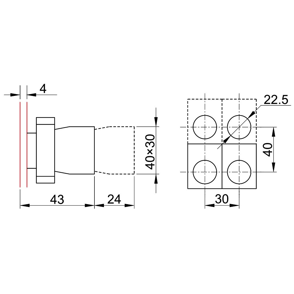 Tracon NYBJ33KLOT Tokozott karos kapcsoló,fémalap,háromállású,hosszúkaros 2×NO,3A/230V AC,IP44 - Image 2