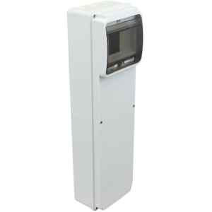 Tracon TDB461377 Üres ipari csatlakozódoboz szerelősínnel,ABS 6 mod,H×W×D=460×130×105mm,IP55