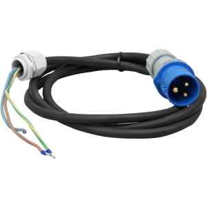 Tracon TDB-CABLE3P16 Gumikábel ipari csatlakozó dobozhoz GT 3×2,5mm²,16A,3p,2,5m