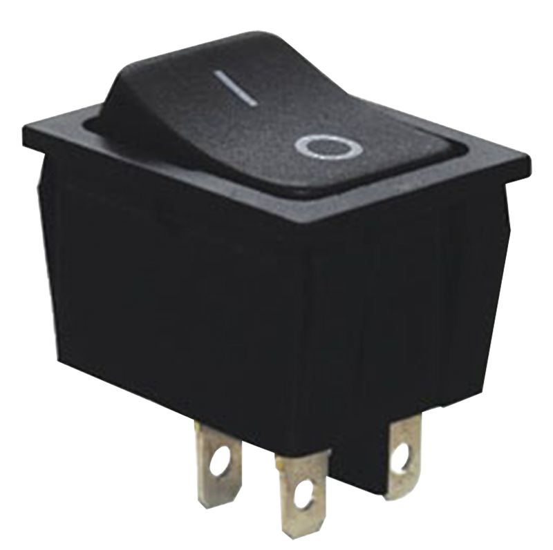 Tracon TES-53 Készülékkapcsoló,BE-KI,2-pólus,fekete,0-I felirattal 16A,250V AC