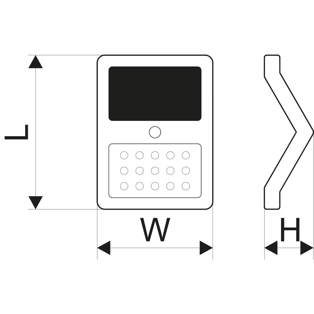 Tracon LSLBB7W Napelemes LED fali világítótest mozgásérzékelővel,fekete 6,8 W,4000 K,800 lm,IP65,3,7 V,4 Ah - Image 2