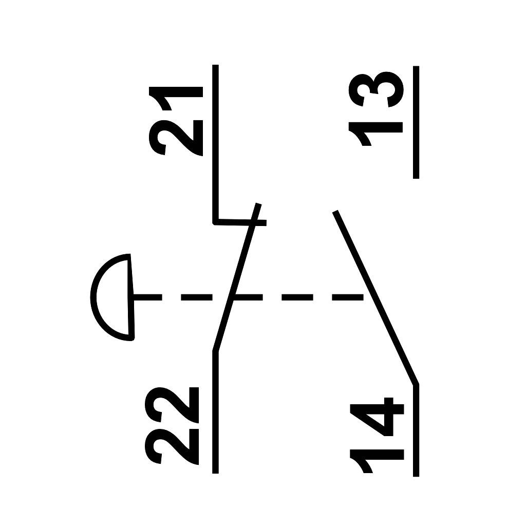 Tracon NYGBS9445PTS Tok.reteszelt gombafejű vészgomb,piros,sárga fed.,elford. 1×NC+1×NO,3A/400V AC,IP44,d=40mm - Image 2