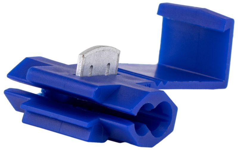 Tracon KL Késes leágaztató,ónozott elektrolitréz,kék 1,5-2,5mm²,50VDC,max. 20 A