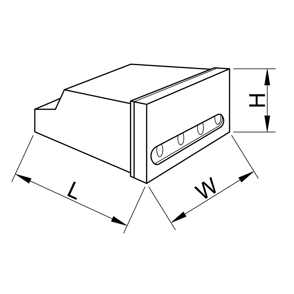Tracon TBT-4/10 Csavaros csatlakozó,átlátszó házzal,10 tagú,1 csavar 10×4mm²,450VAC - Image 2