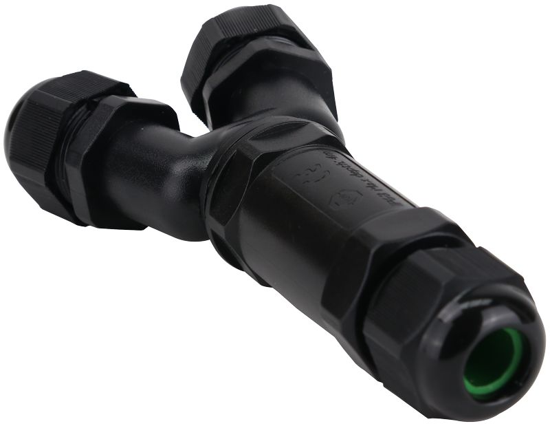 Tracon CST4-Y3P Tömítőszelencés kábeltoldó,Y-elágazó 0.5-4 mm²,IP68,PC+PA6.6,3P,450VAC,24A - Image 2