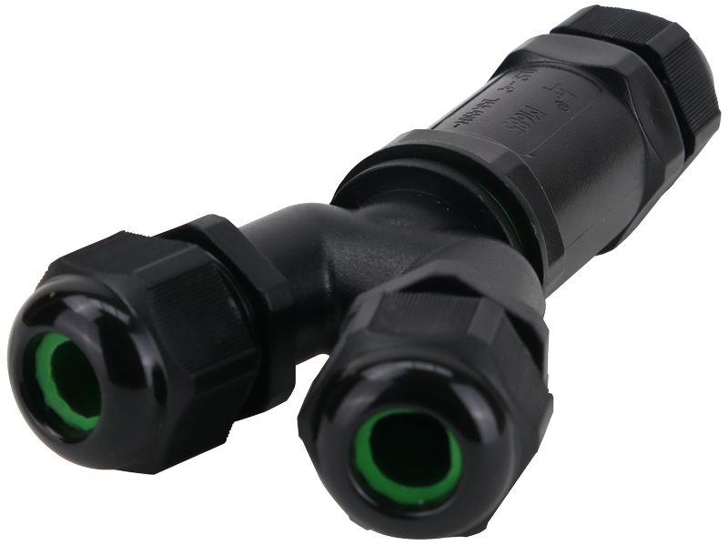 Tracon CST4-Y3P Tömítőszelencés kábeltoldó,Y-elágazó 0.5-4 mm²,IP68,PC+PA6.6,3P,450VAC,24A - Image 3