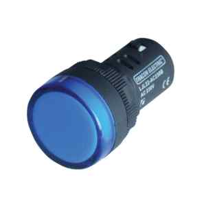 Tracon LJL22-BE LED-es jelzőlámpa,kék 230V AC/DC,d=22mm