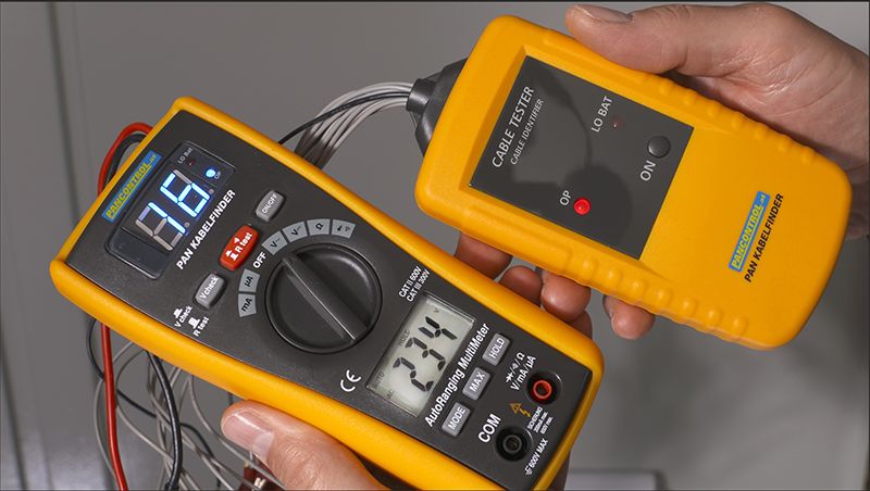 Tracon PANKABELFINDER Digitális multiméter és kabelkereső ×16 - Image 4