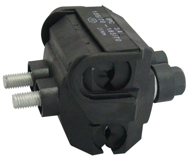 Tracon TSZL4-4 Szigetelt légvezeték-leágazó,normál csavarral 70-185/70-185mm²,4kV,2xM8