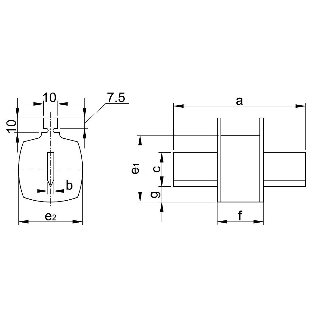 Tracon NT00C-25 Késes biztosító Un=500V AC,25A,00C,120kA/500VAC,gG - Image 2