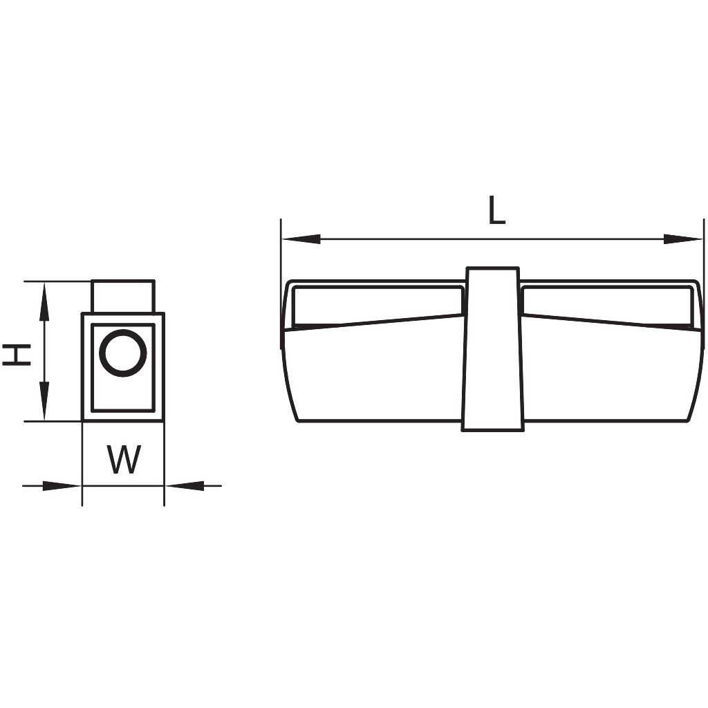 Tracon OLC11D Szerviz kapocs 0,5-2,5mm²,24A,400VAC,2P - Image 2