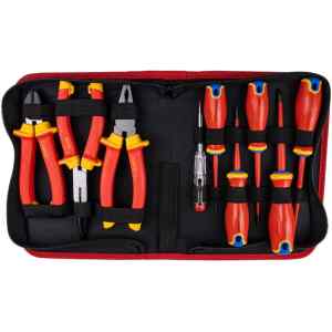 Tracon CSET9 1000 V-ra szigetelt szerszám készlet 1000V,9pcs