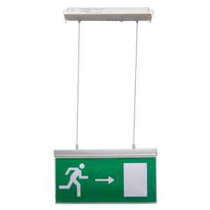 Tracon EXIT-03-J Élvilágítós LED kijáratjelző ragasztható piktogramokkal 230V,50Hz,18×LED,3h,3,6V / 900mAh,Ni-Cd