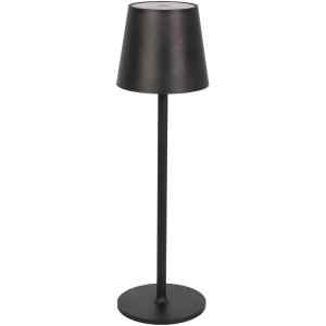 Tracon RLM Asztali akkumulátoros LED díszlámpa,fém,fekete 3.5W,3000K,3,7V,3600 mAh,Li-Ion,200lm,10h,IP20