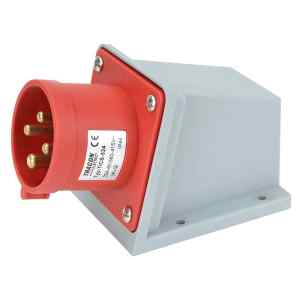 Tracon TICS-524 Felületre szerelhető ipari csatlakozó dugó 32A,400V,3P+E,6h,IP44