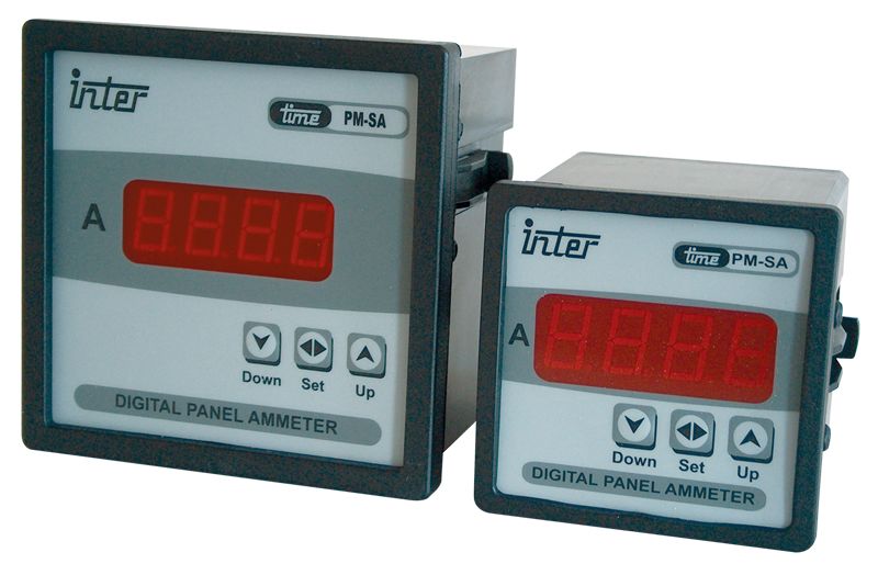 Tracon ACAMD-P-96 Digitális ampermérő áramváltós méréshez relékimenettel 96×96mm,5A AC