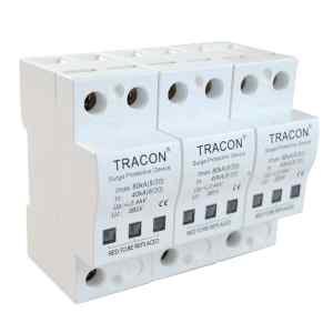 Tracon TTV-B340 Túlfeszültségvédő készülék,2.-es típus 40kA,3P