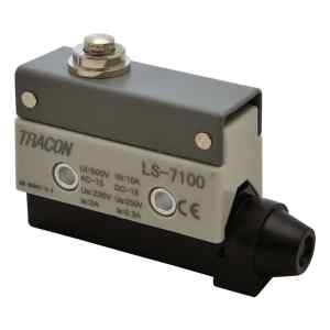 Tracon LS7100 Helyzetkapcsoló,ütközős 1xCO,2A/230V AC-15,0,3A/250V DC-13,IP40