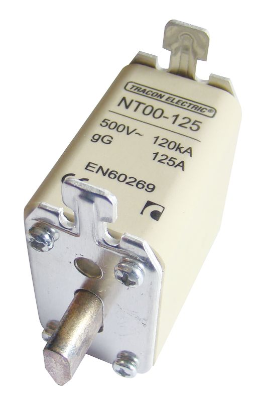 Tracon NT00-100 Késes biztosító Un=500V AC,100A,00,120kA/500VAC,gG