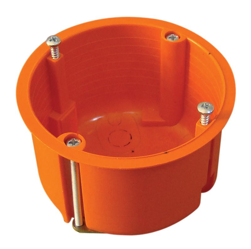 Tracon GD6021 Gipszkarton doboz,sima,fedél nélkül,narancssárga 65×45mm