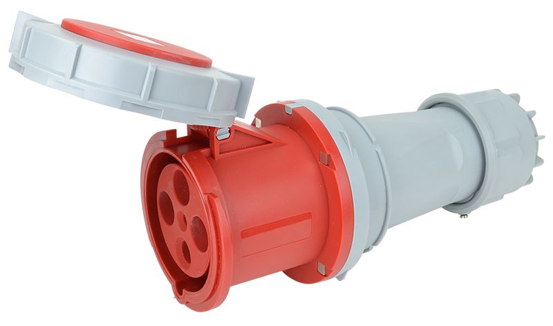 Tracon TICS-244 Ipari csatlakozóaljzat,fokozott védelemmel 125A,400V,3P+E,6h,IP67 - Image 3
