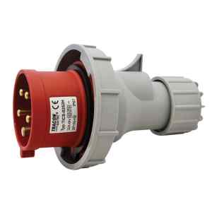Tracon TICS-0252H Ipari csatlakozó dugó,fokozott védelemmel 32A,400V,3P+N+E,6h,IP67