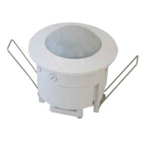 Tracon TMB-061 Mozgásérzékelő,álmenyezetbe szerelhető,fehér 230V,50Hz,360°,3-2000lux,10s-15min,IP20