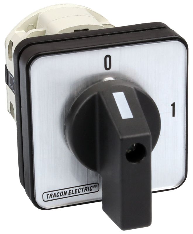 Tracon TK-209/4 Kézikapcsoló,BE-KI 400V,50Hz,20A,4P,5,5kW,48×48mm,90°