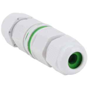Tracon CST15W Tömítőszelencés kábeltoldó fehér 0.5-1.5 mm²,IP68,PA6.6,3P,450VAC,16A