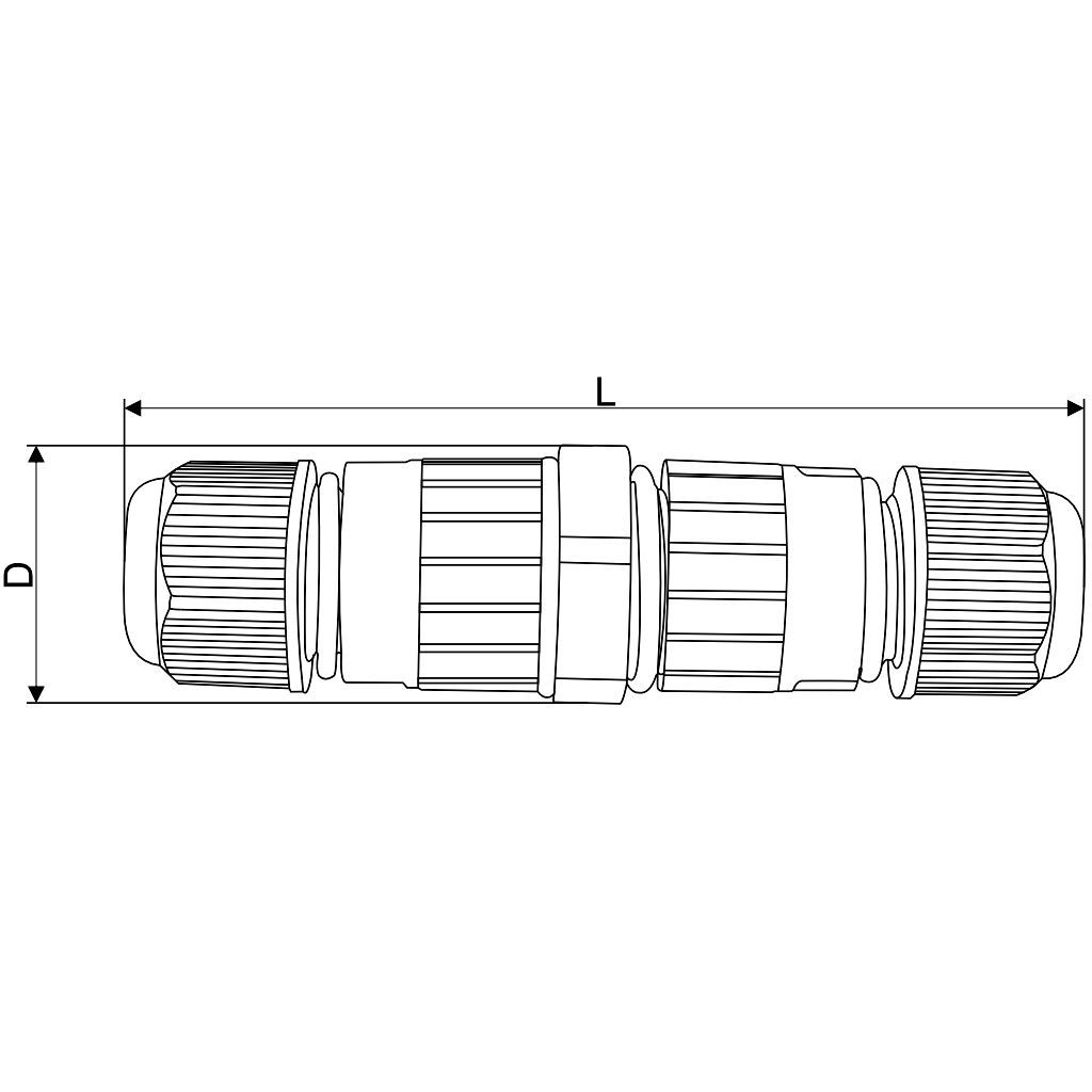 Tracon CST15W Tömítőszelencés kábeltoldó fehér 0.5-1.5 mm²,IP68,PA6.6,3P,450VAC,16A - Image 2