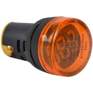 Tracon NYG3-VY Feszültségmérő,LED jelzőfény,sárga 24-500VAC,d=22mm