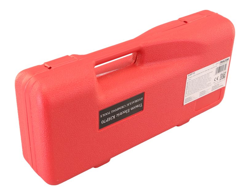 Tracon KHP70 Kézi hidraulikus présszerszám kábelsarukhoz,+táska+8 bélyeg 4-70mm² - Image 3