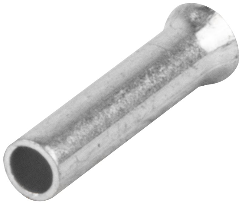 Tracon E01NR6 Szigeteletlen érvéghüvely,ónozott elektrolitréz 0,5mm²,L=6mm