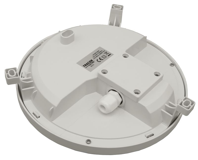 Tracon LHLMK12NW Műanyag házas LED hajólámpa,kerek forma 230 V,50 Hz,12 W,840 lm,4000 K,IP54,EEI=G - Image 4